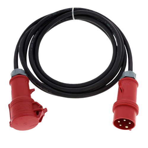 Extension Cable Power CEE 63AR 5 Meters